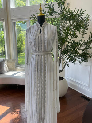 Luxury White Kuftan