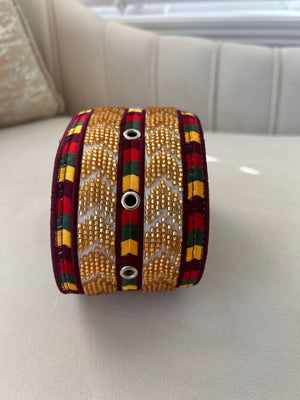 Gold Sabal Kharaz Thobe Belt