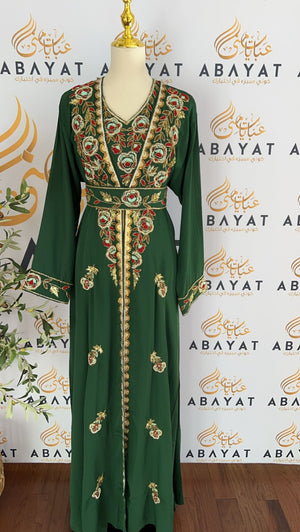 Elegant Two Piece Green Kuftan