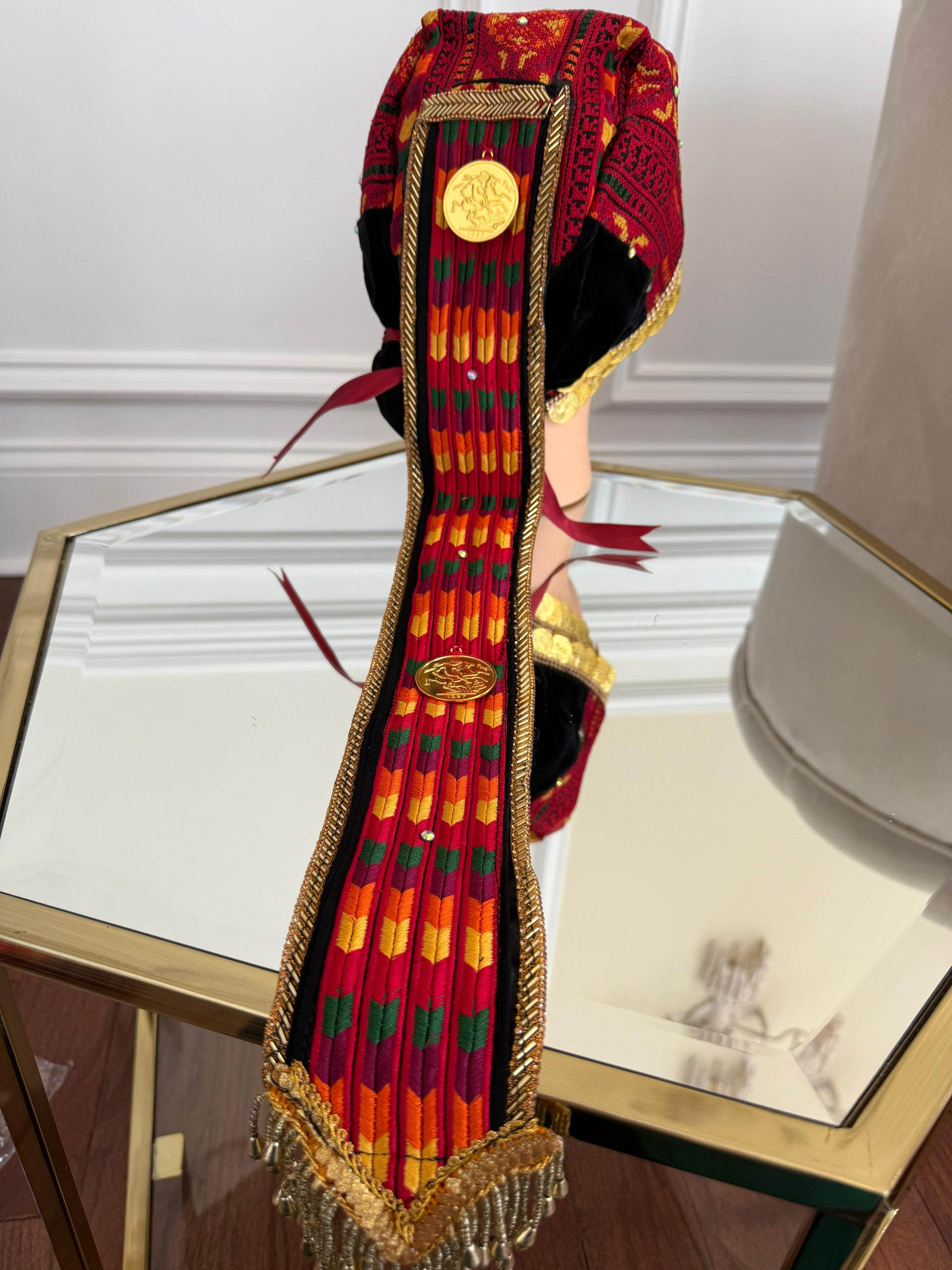 Traditional Tatreez Coin Head Piece