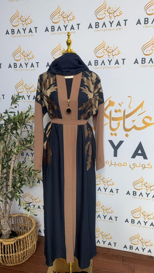 Luxurious Navy Abaya