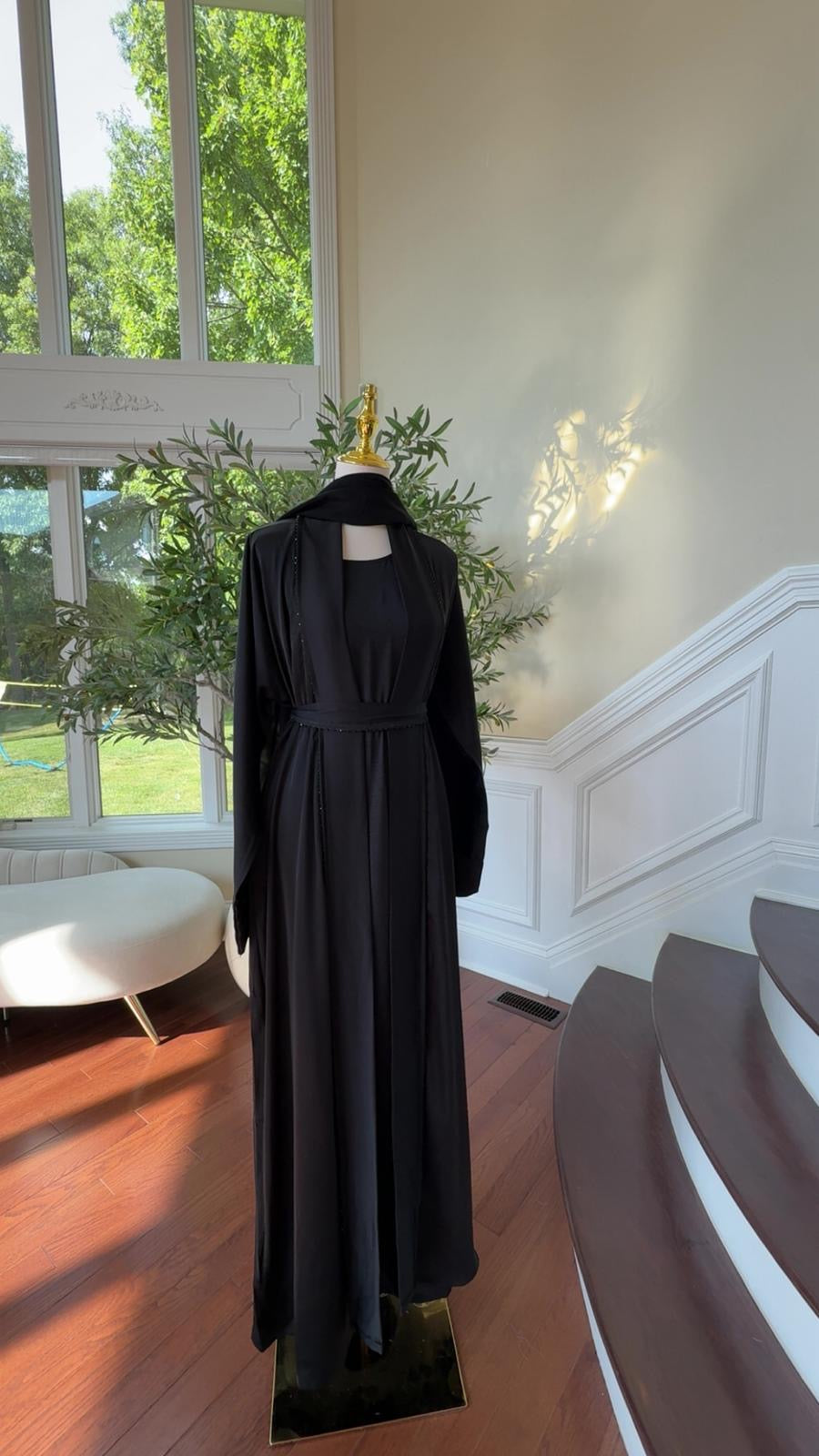 Midnight Black Majesty Royal Abaya