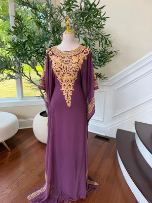 Purple Rose Golden Dress