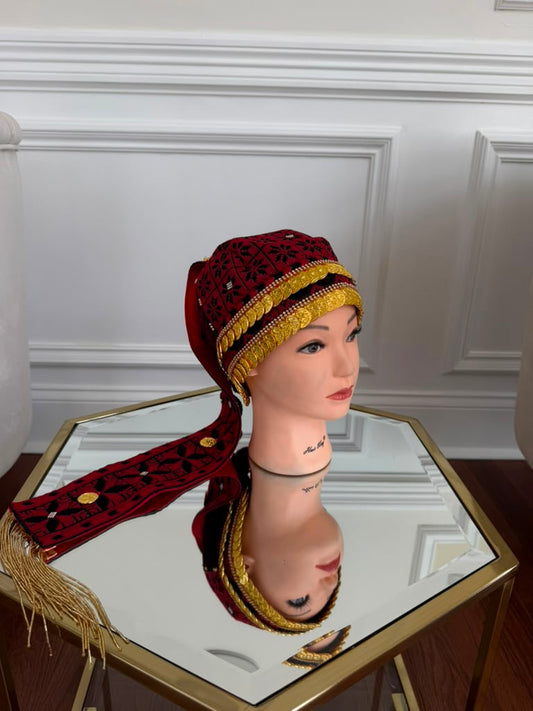 Embroidery Tatreez Red Waka