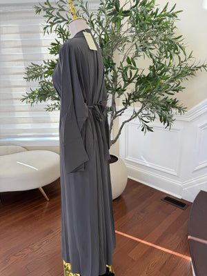 Elegant Two Piece Abaya Set