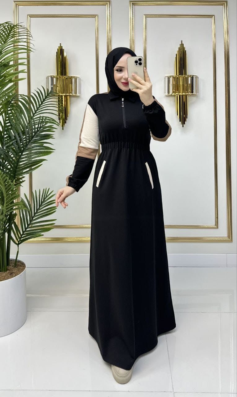 Elegant Black Abaya