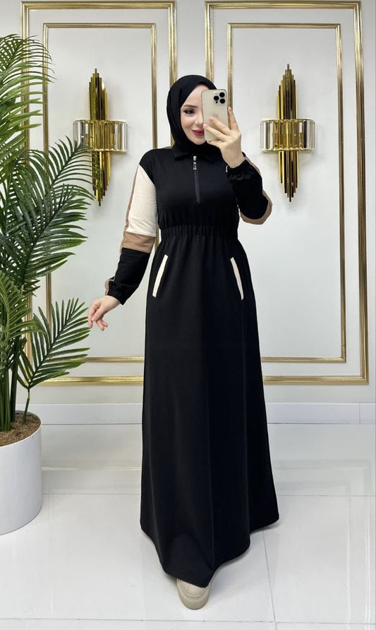 Elegant Black Abaya