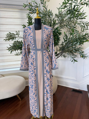 Blush Serenity Two Piece Abaya