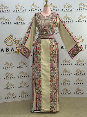 Floral Glamour Tatreez Thobe