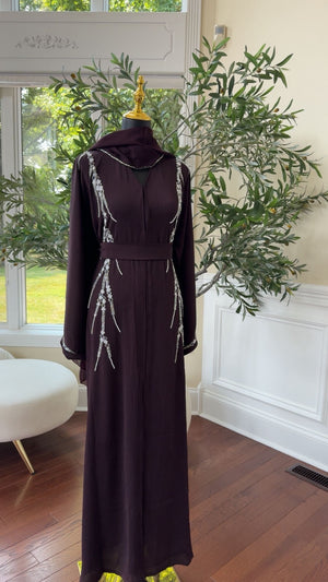 Purple Luxe Abaya