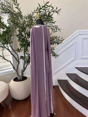 Liliac Charm Floral Kuftan