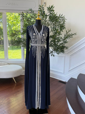 Luxury Blue Kuftan