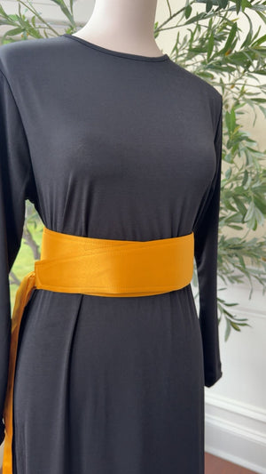 Yellow Satin Belt
