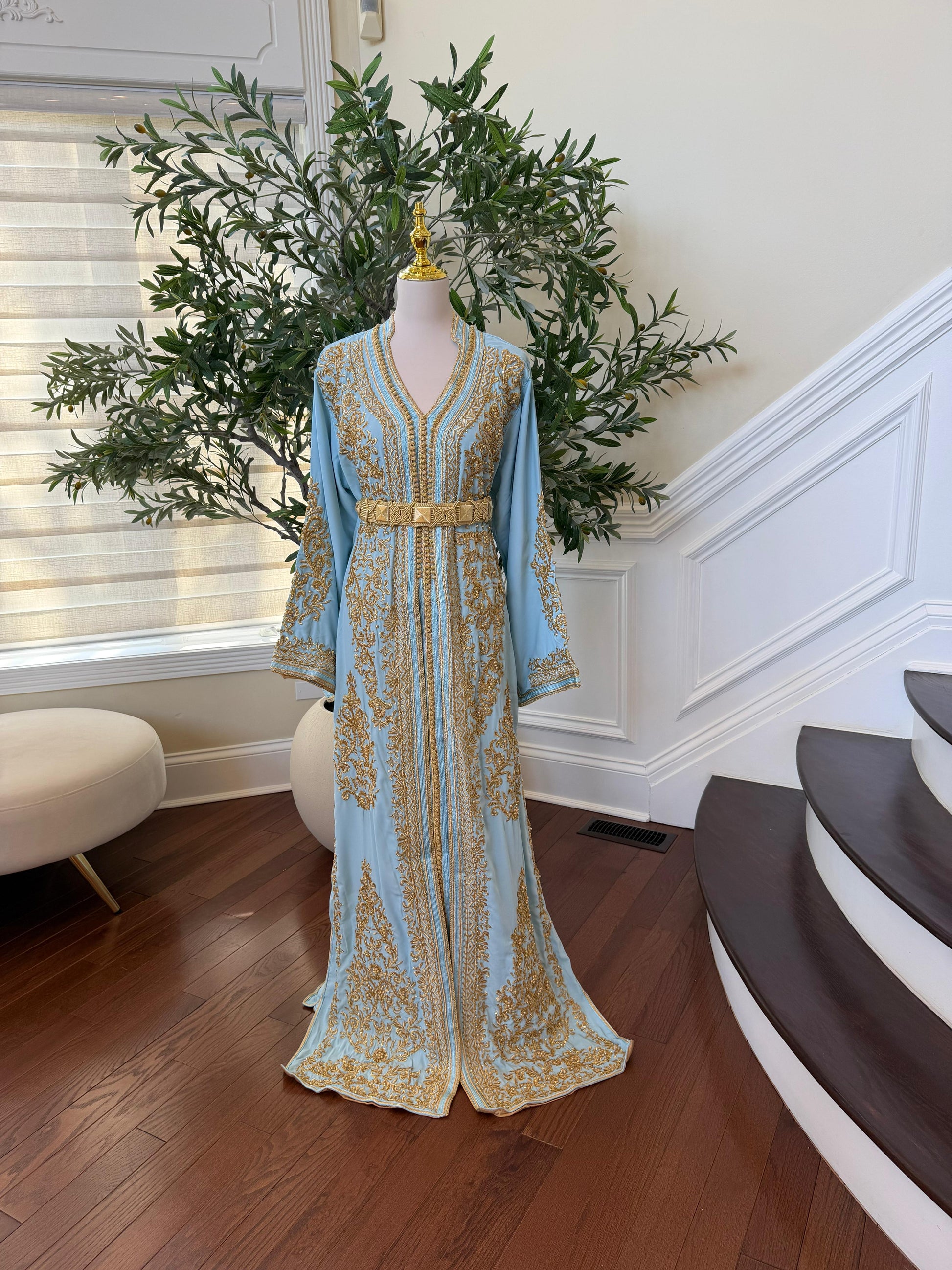 Baby Blue Royale Elegance Kuftan