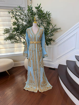 Baby Blue Royale Elegance Kuftan