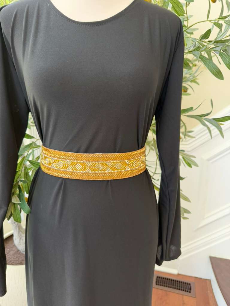 Golden Beaded Sabal Kharaz Belt/ 2