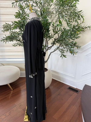 Black Radiance Beaded Kuftan