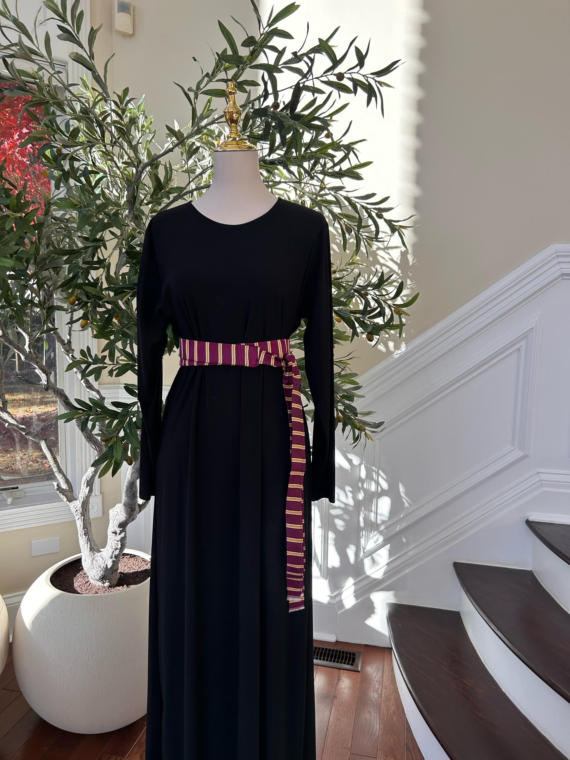 Purple/ Gold Cashmere Siti Belt