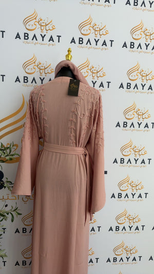 Pink Rose Elegance Abaya