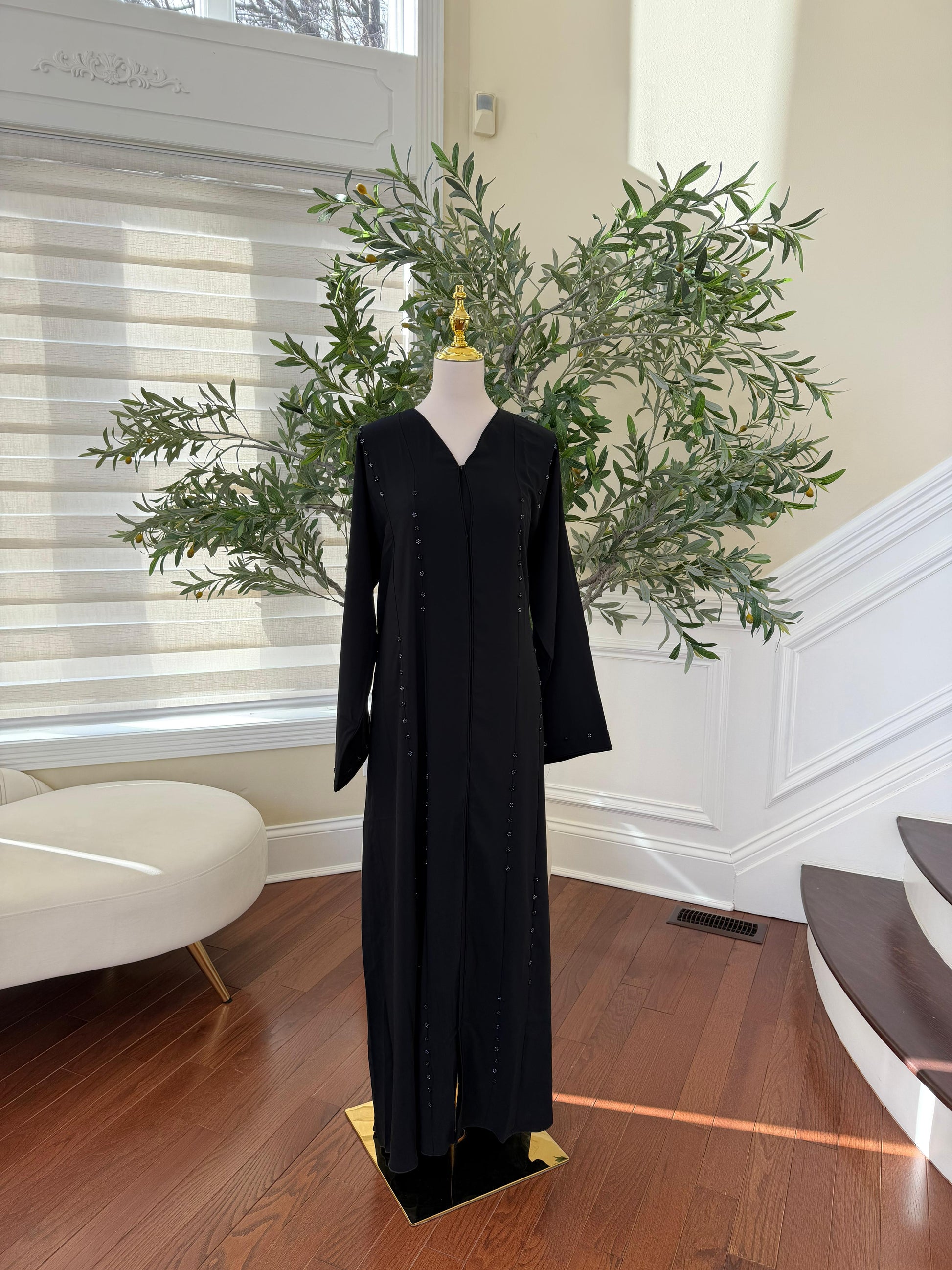 Signature Ramadan Black Abaya