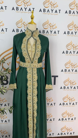 Elegant Green Kuftan