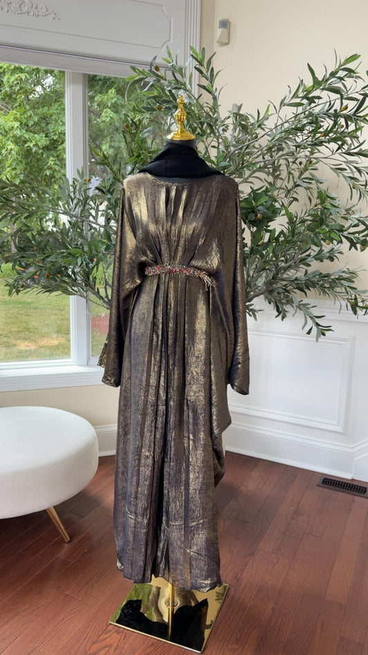 Butterfly Shimmer Abaya