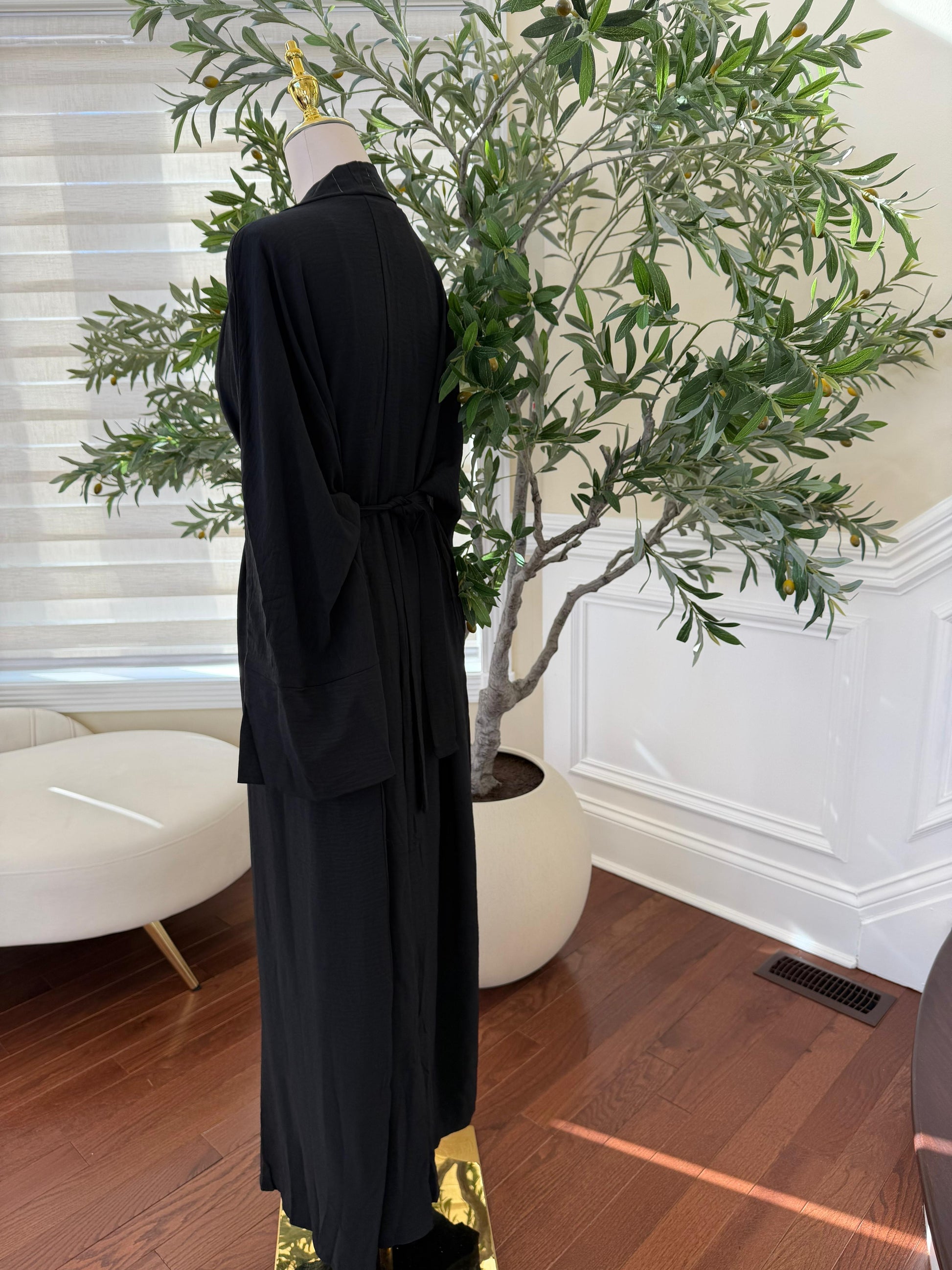 Elegant Two Piece Abaya Set