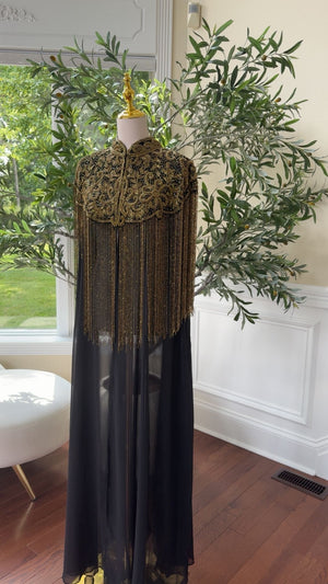 Golden Devine Royal Beaded Abaya