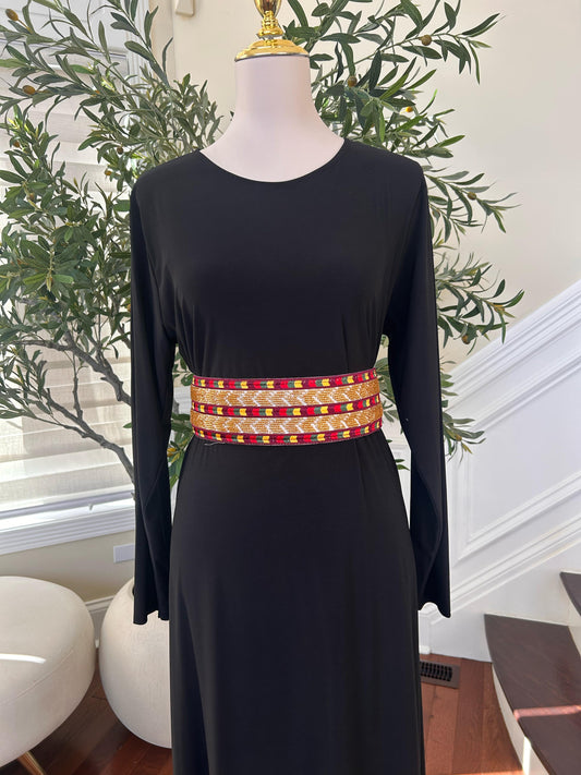 Gold Sabal Kharaz Thobe Belt