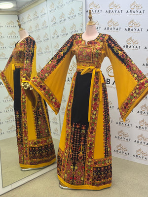 Henna Night Golden Elegance Thobe