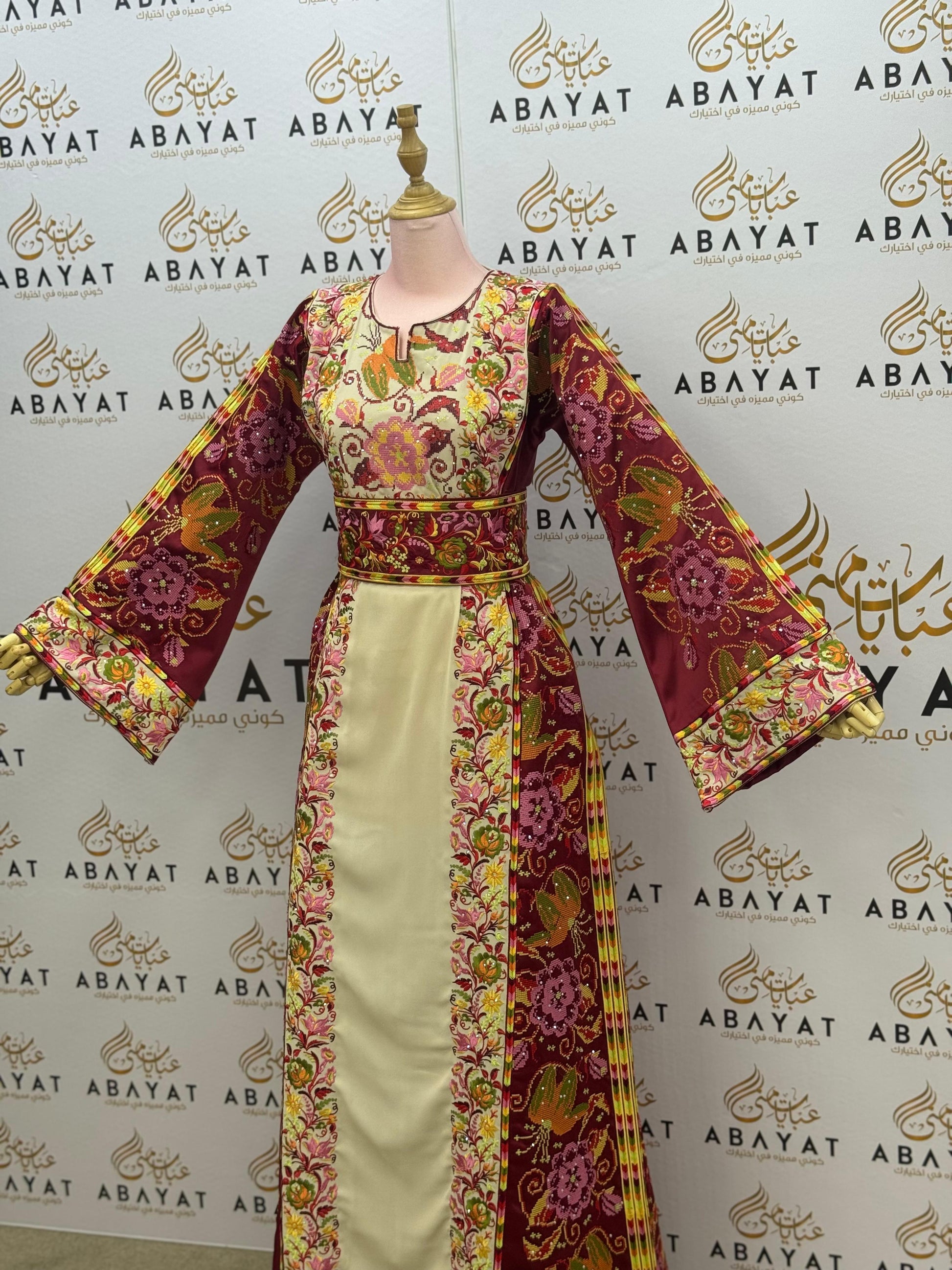 Royal Rose Garden Embroidered Thobe
