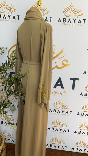 Golden Tan Abaya