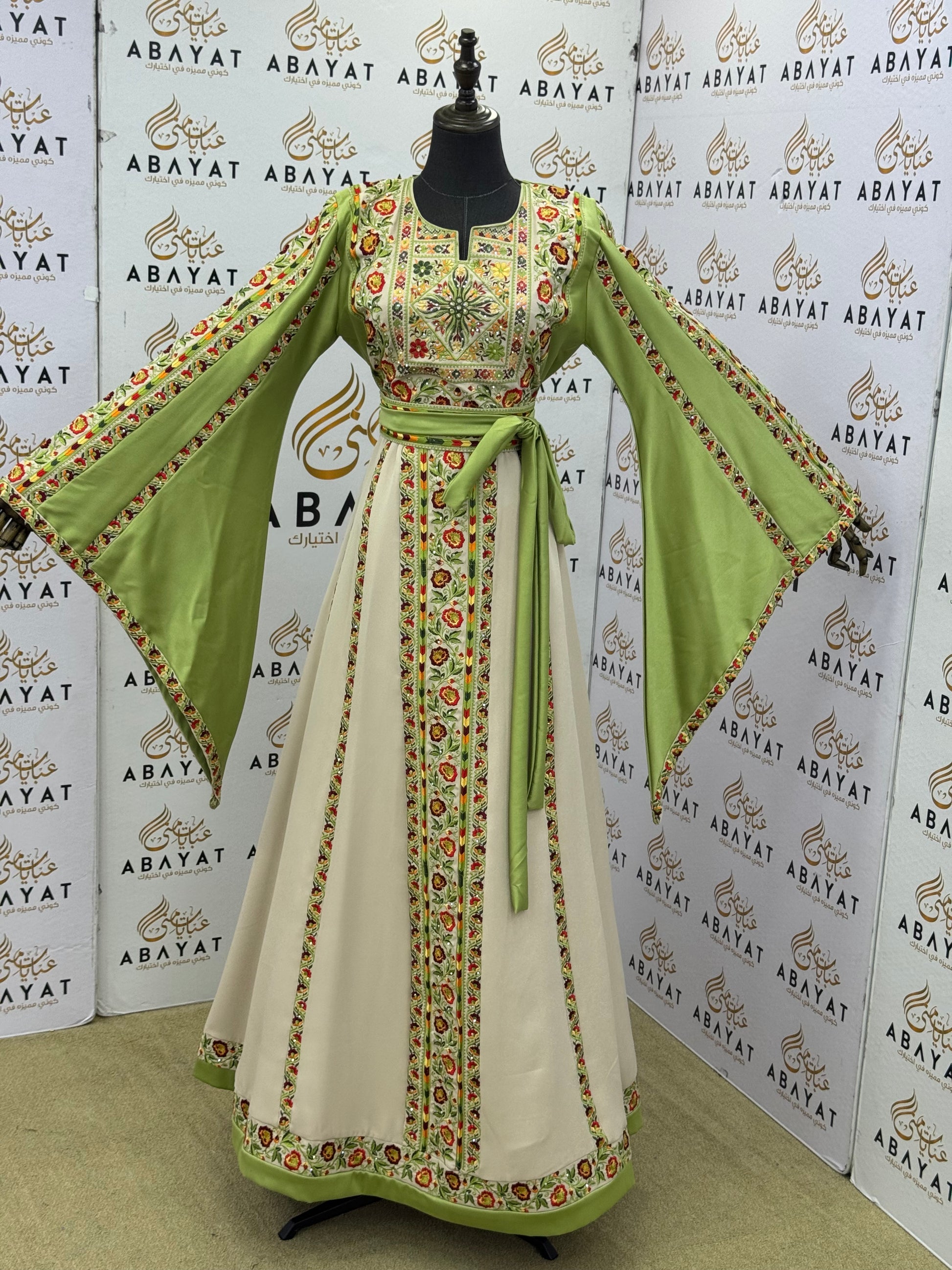 Olive Blossom Palestinian Embroidered Thob
