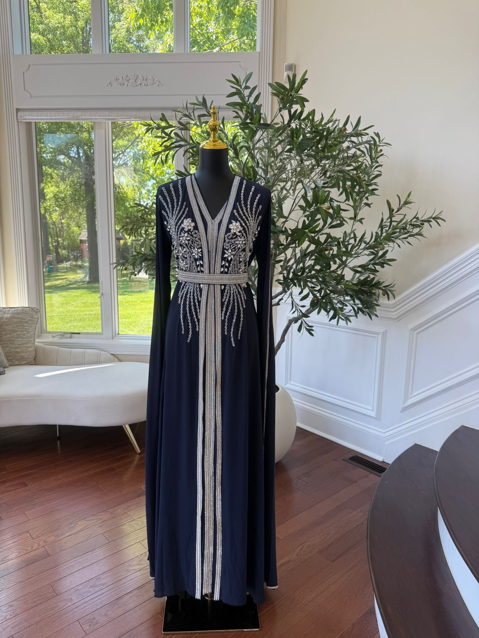 Luxury Blue Kuftan