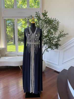 Luxury Blue Kuftan
