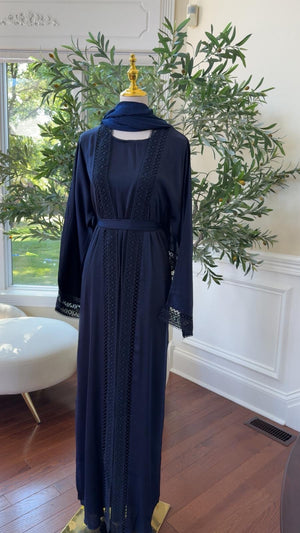 Blue Serenity Twilight Abaya
