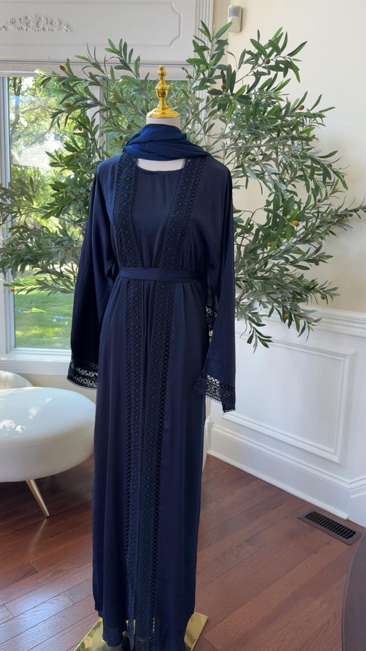 Blue Serenity Twilight Abaya