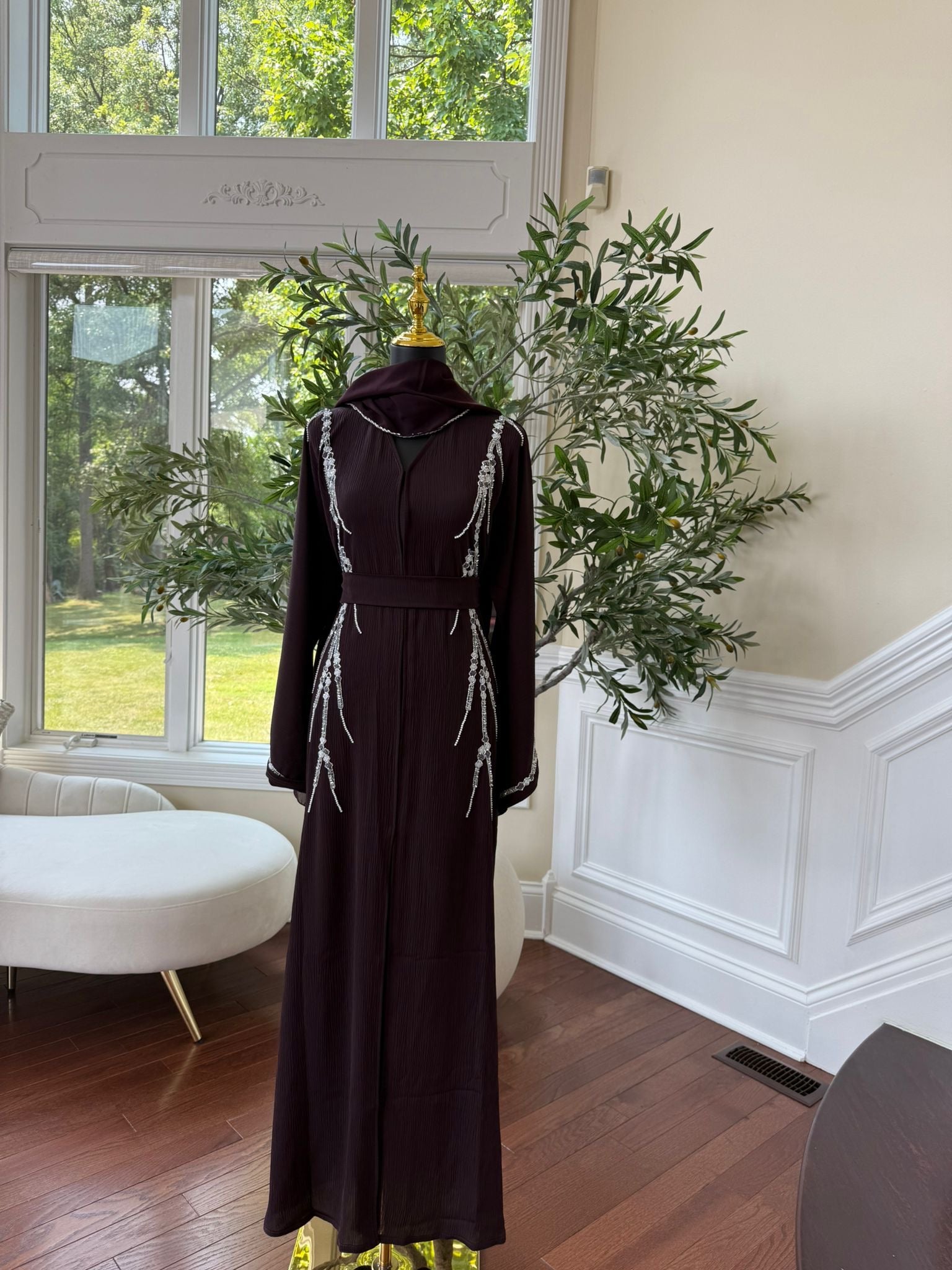 Purple Luxe Abaya