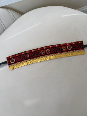 Tatreez Lerat Coin Headband