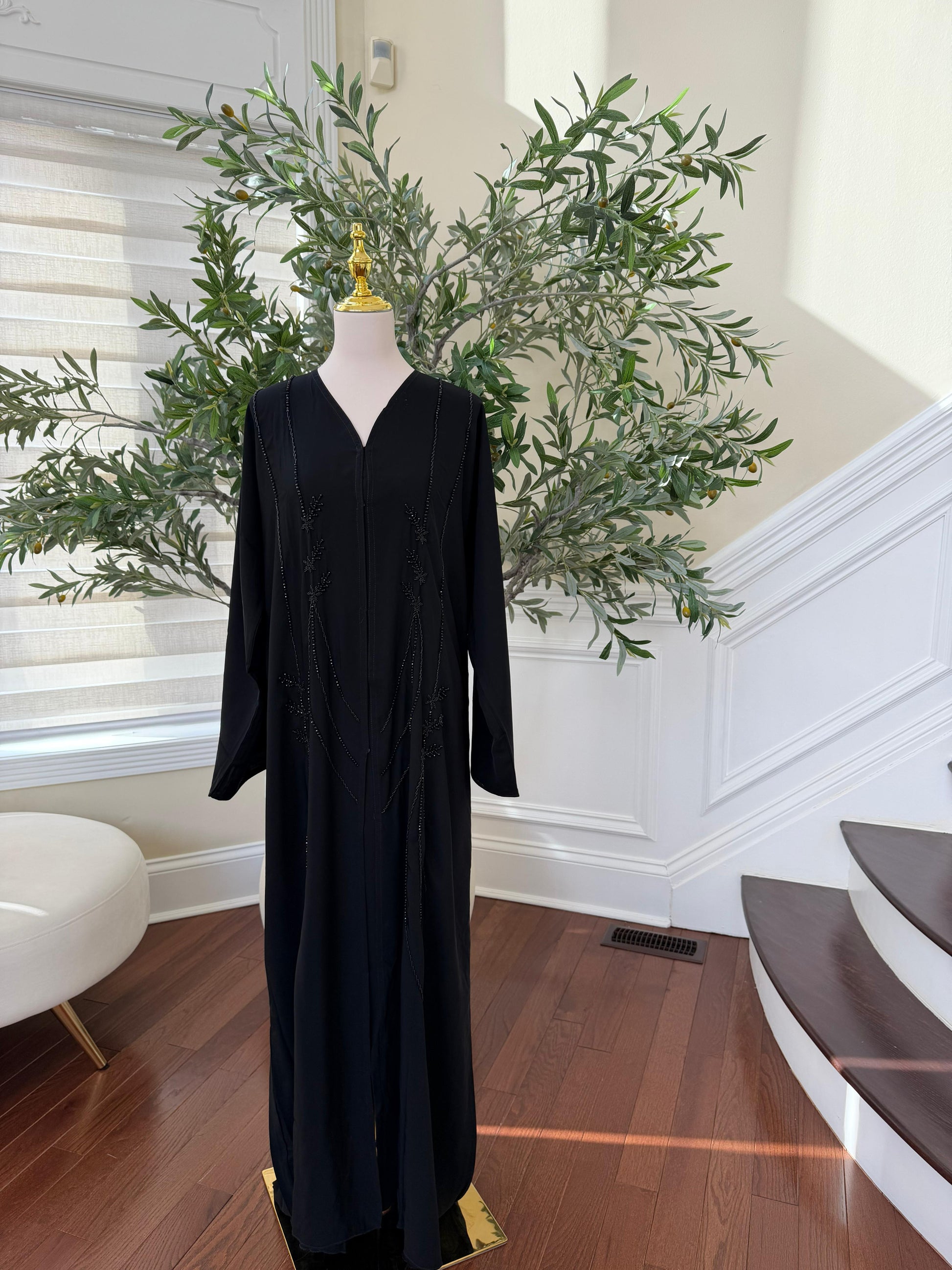 Majestic Black Serenity Abaya