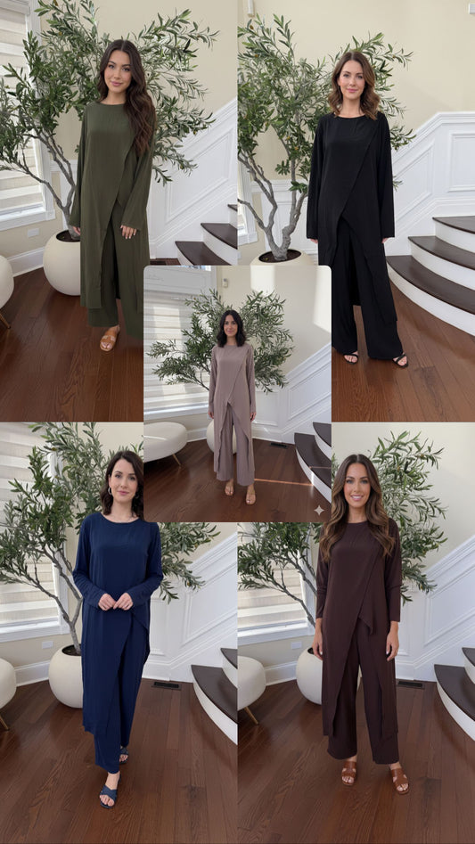 Timeless Serene Layered Two Piece Set