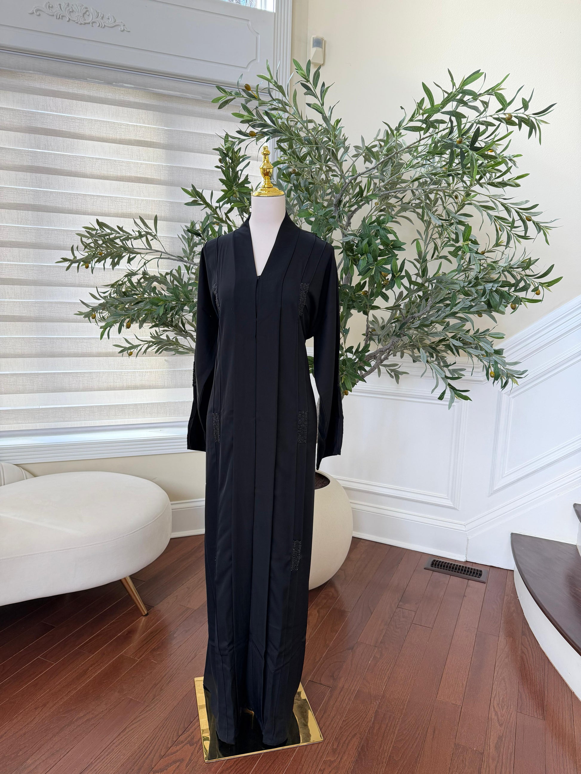 Ramadan Nights Elegance Black Abaya