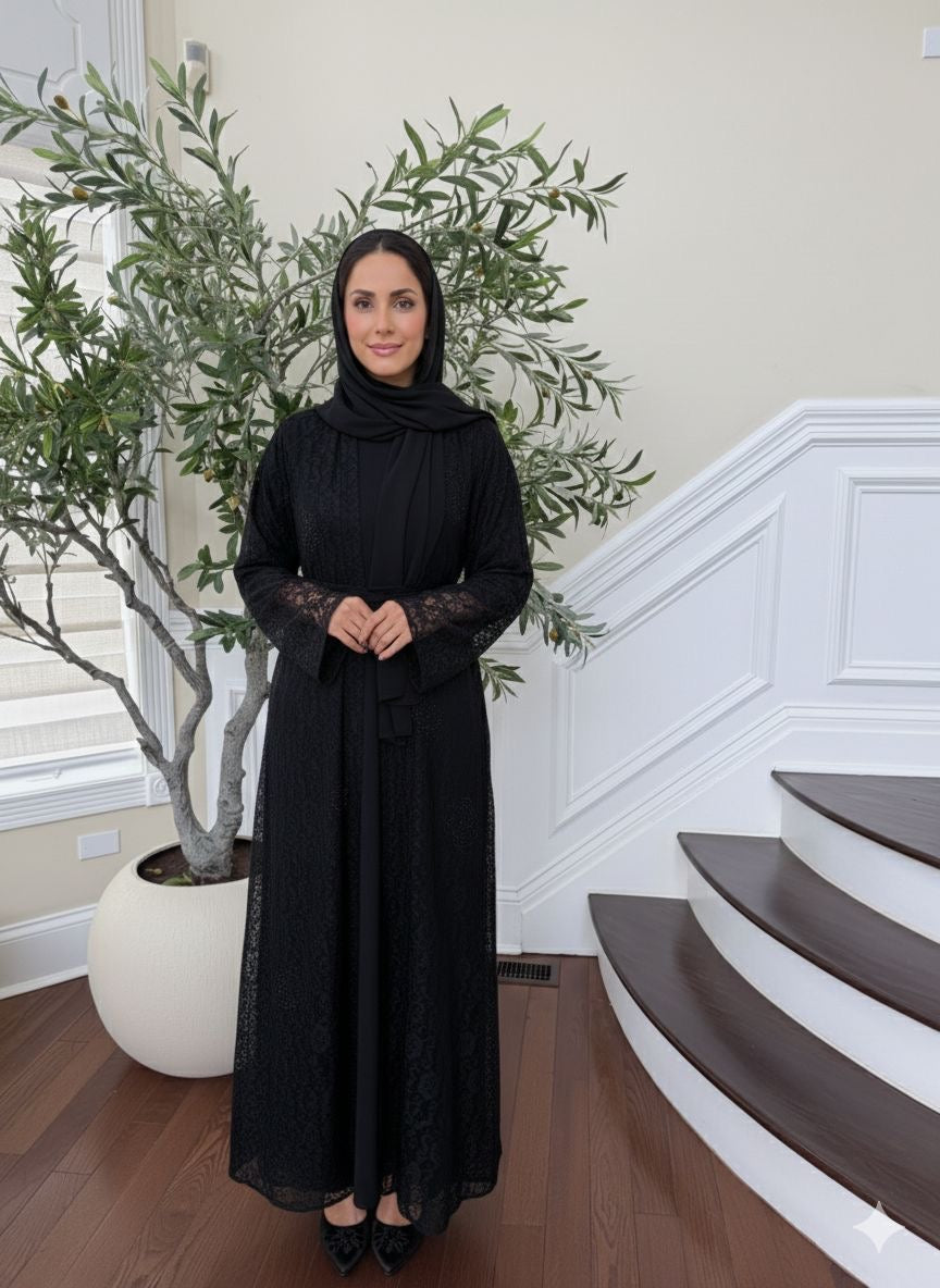 Two Piece Ramadan Nights Abaya