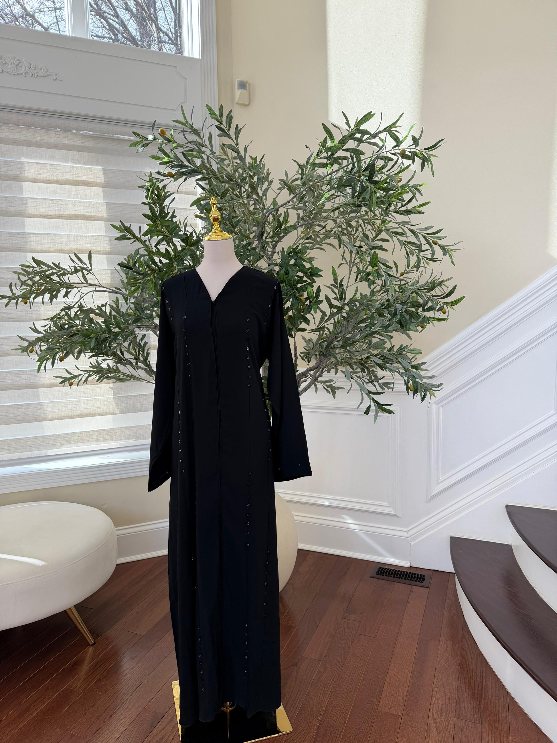 Signature Ramadan Black Abaya