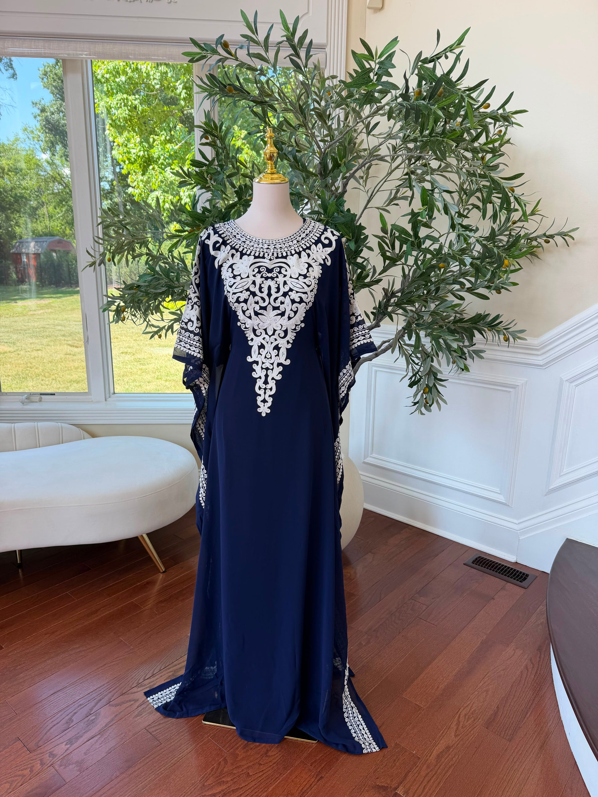 Navy Blue Elegance Dress