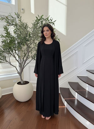 Elegant Two Piece Abaya Set