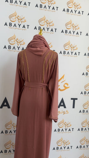 Layali Ramadan Collection: Rose Pink Abaya