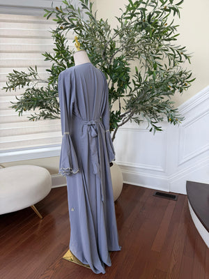 Crystal Grey Stone Kuftan