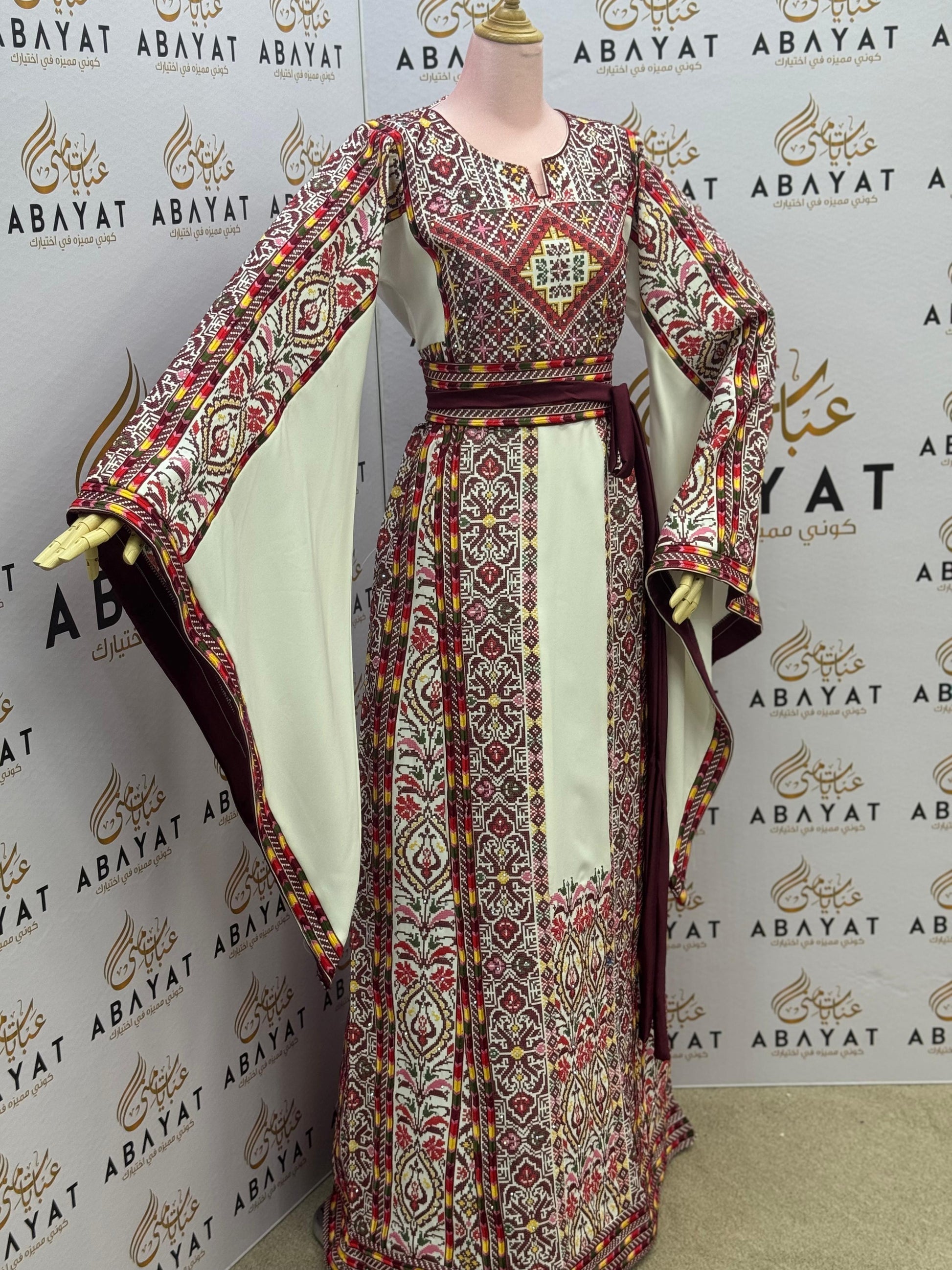 Royal Rose Embroidery Tatreez Thobe