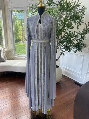 Elegant Baby Blue Kuftan